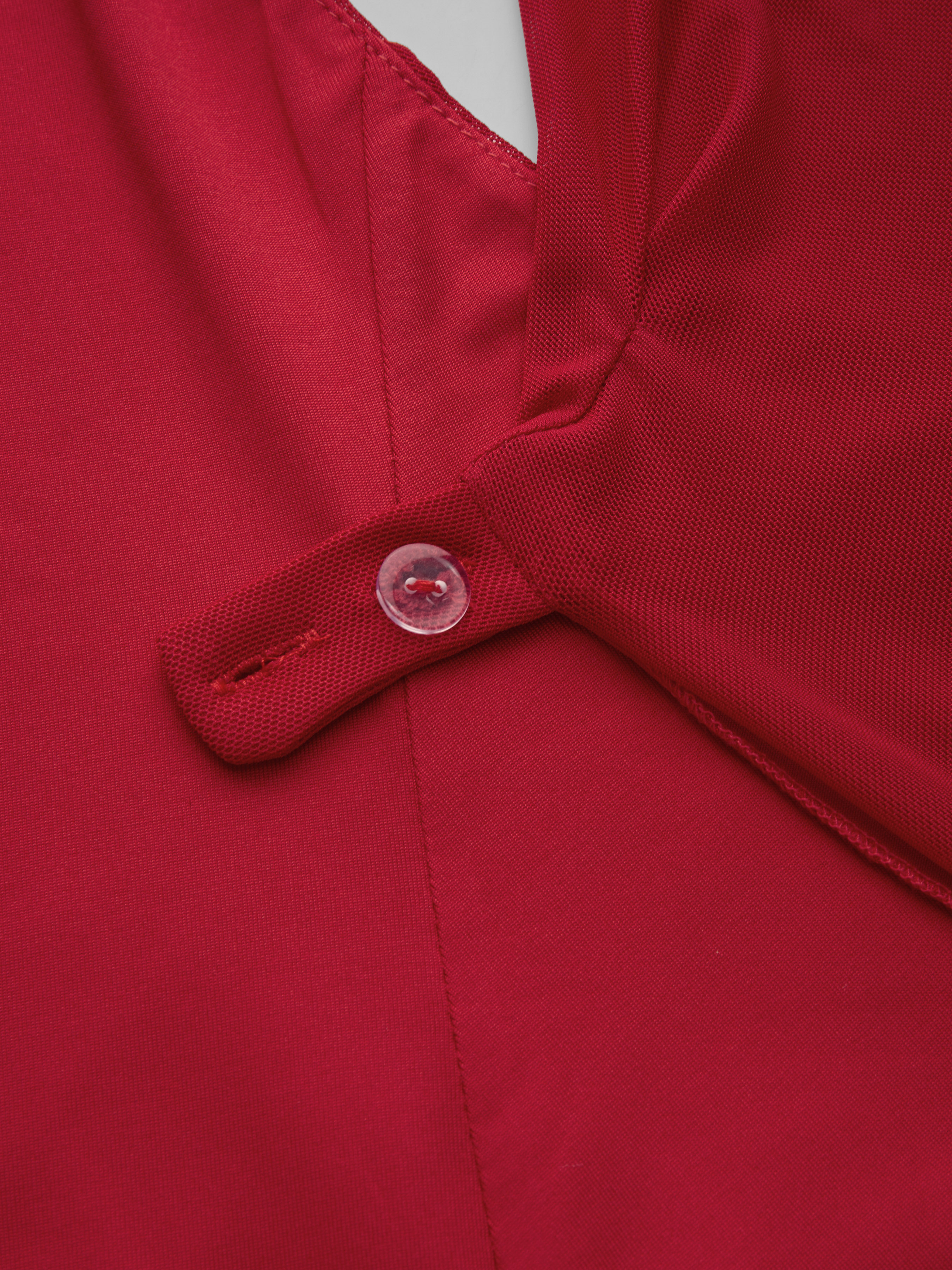 Mesh Halter Neckline Wrap Ruffle Mini Dress