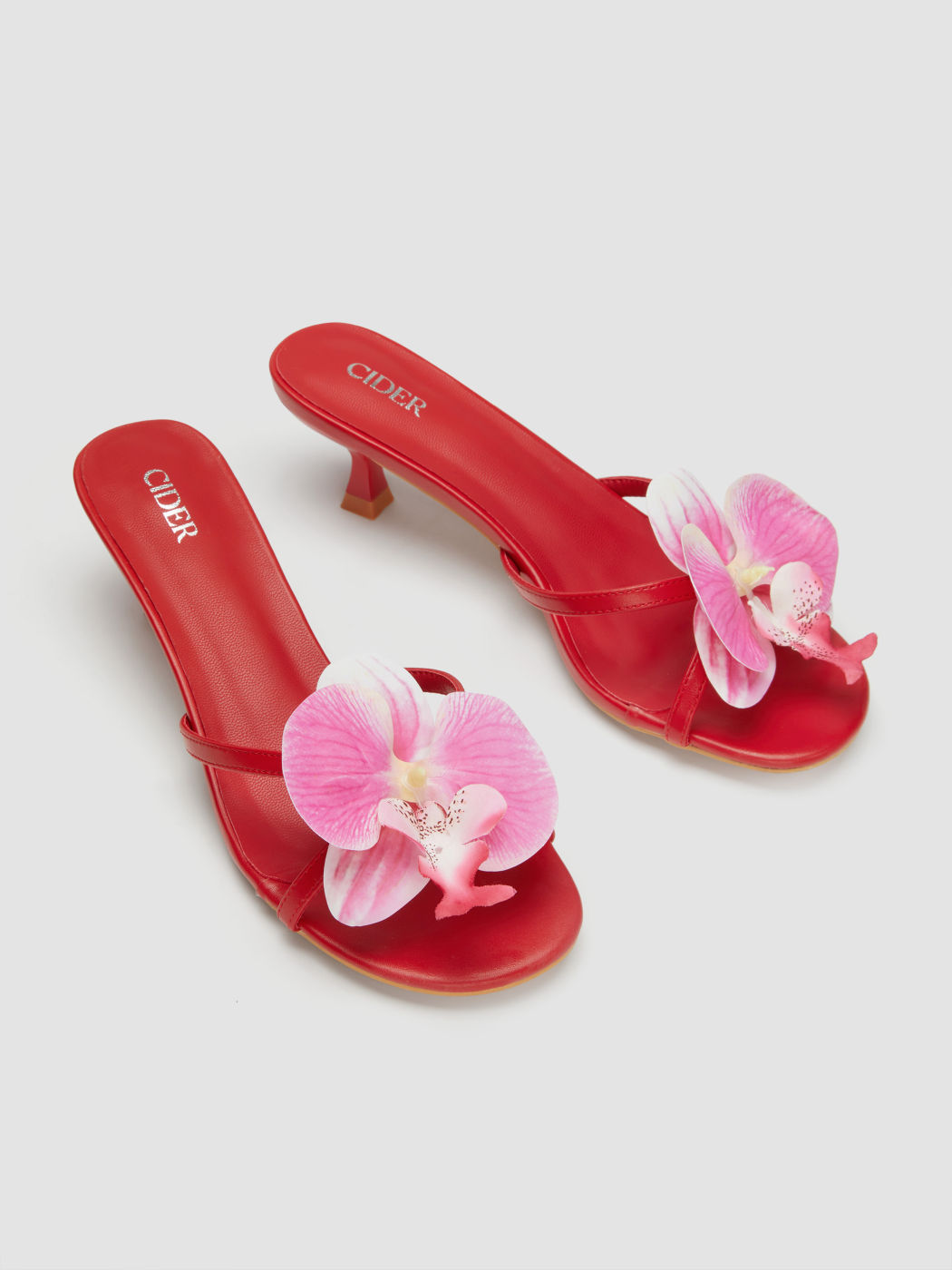 Blumen-multi-Schnallen-Höhensandalen