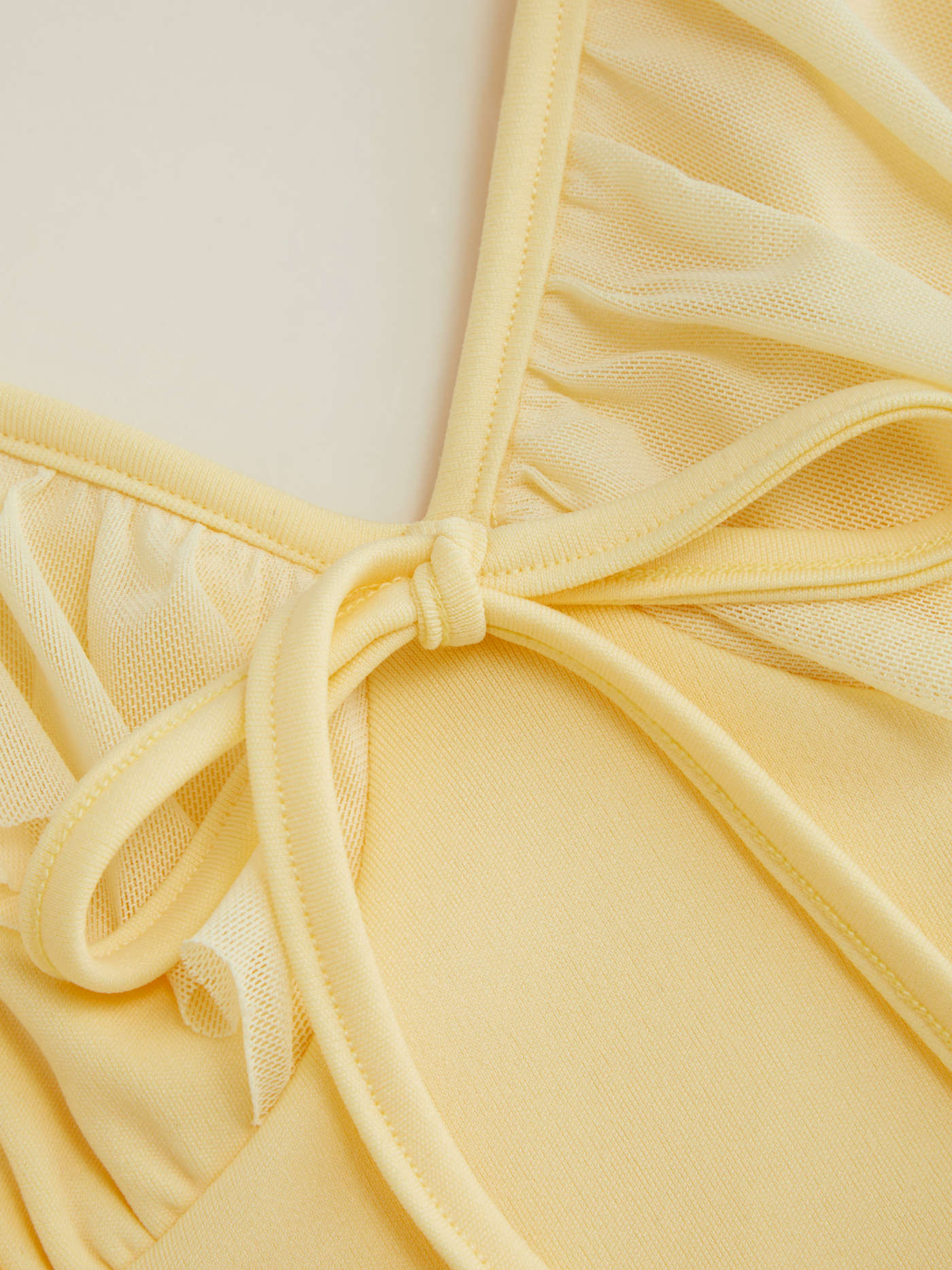 Sweetheart Ruffle Knotted Maxi Dress
