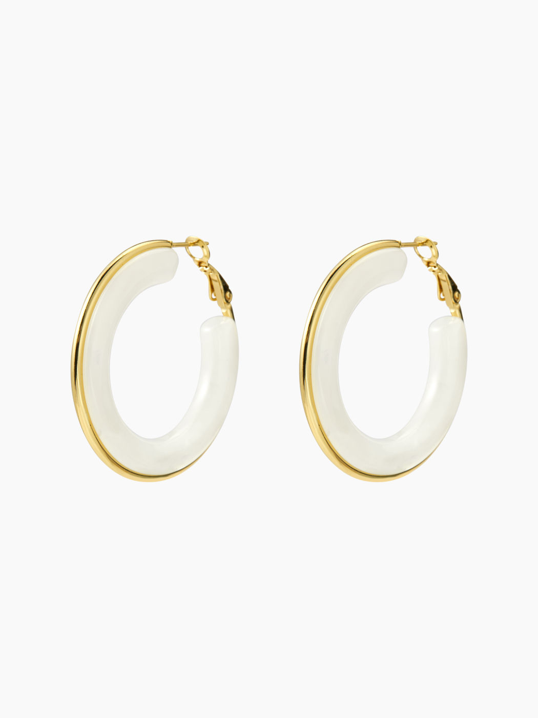 LARGE HOOP TITANIUM STEEL EARRINGS