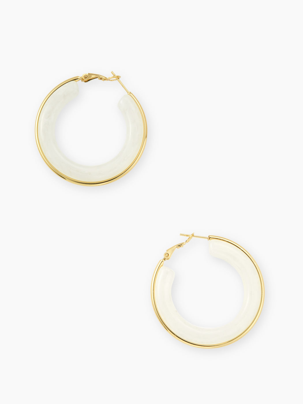 LARGE HOOP TITANIUM STEEL EARRINGS