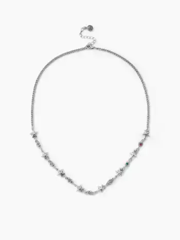 STAR & ZIRCON CHAIN NECKLACE