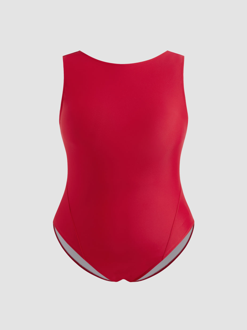 Shaping Round Neckline One Piece Swimsuit Curve & Plus