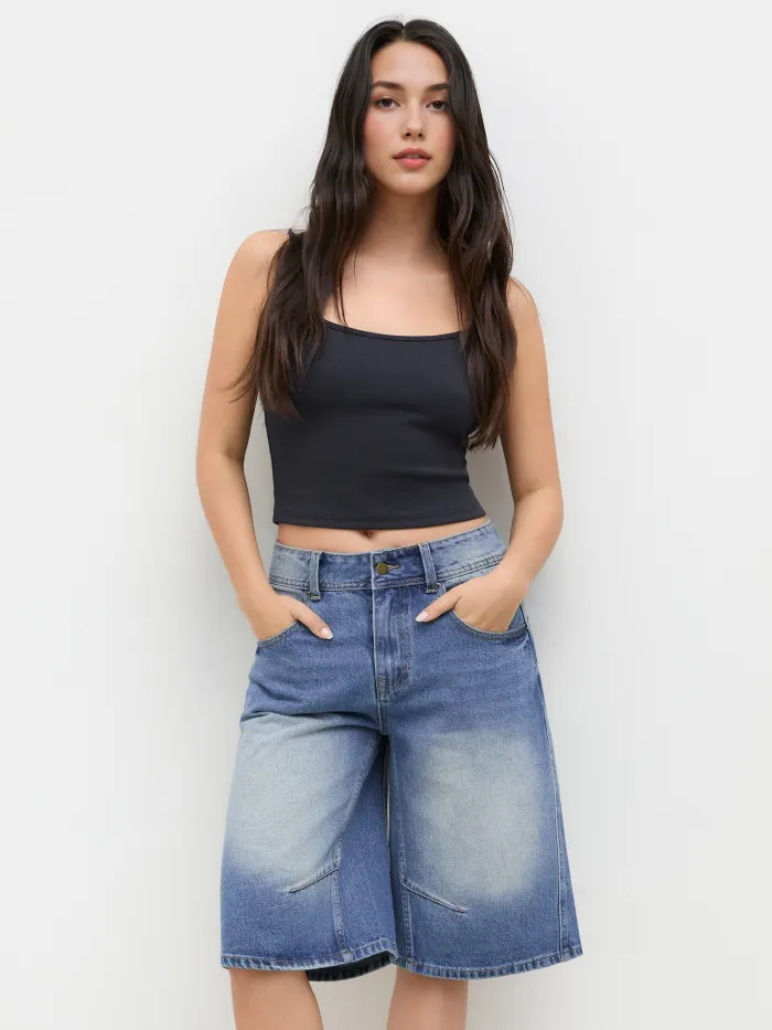 Mid-Rise Baggy Curve & Plus