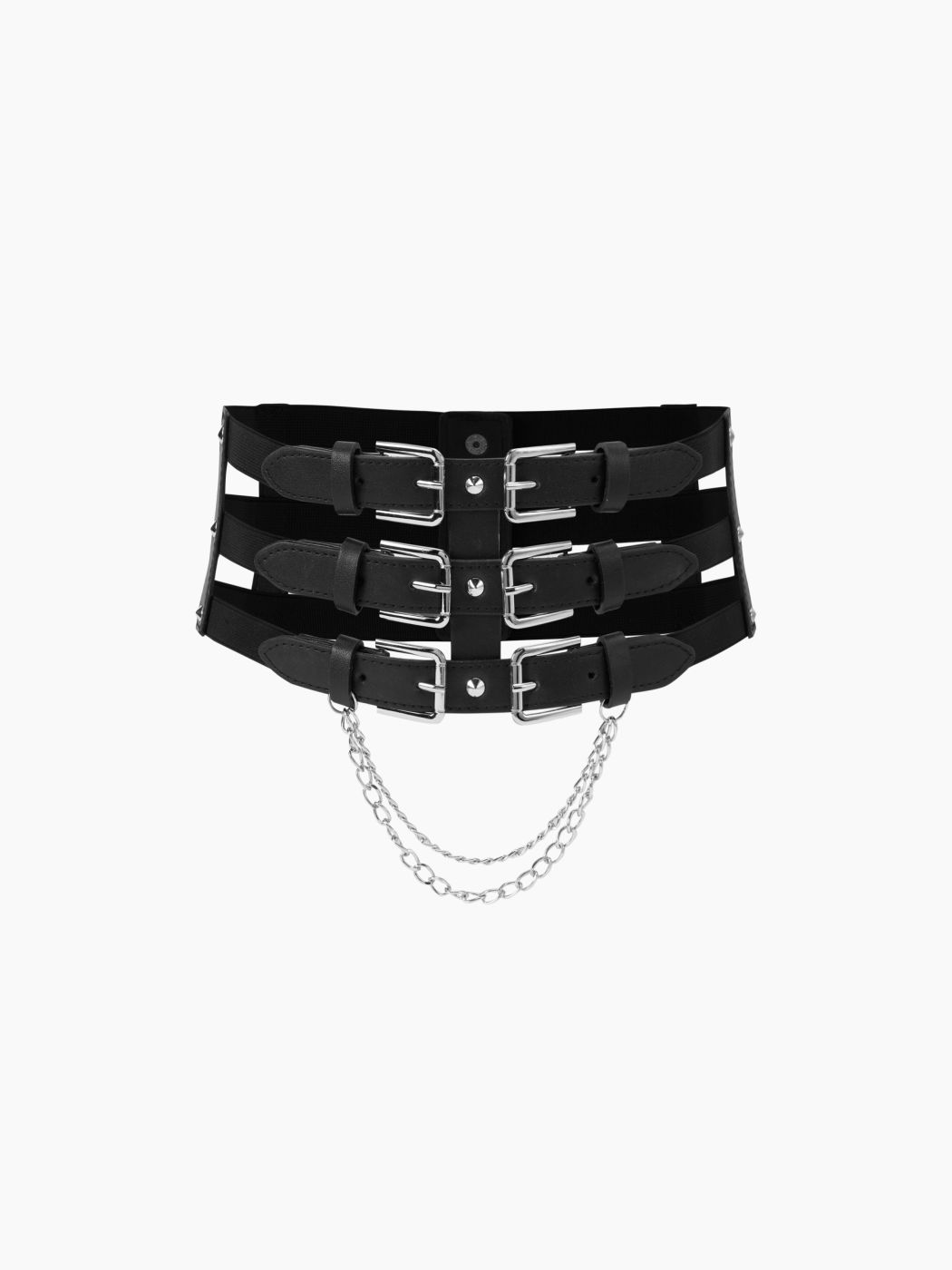 BUCKLE & CHAIN CORSET