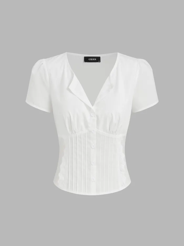 100% Cotton Square Neck Bowknot Cami Top