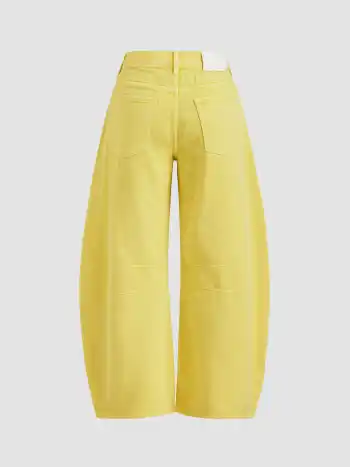 Cider Denim Low Rise Hangings Barrel-leg Jeans