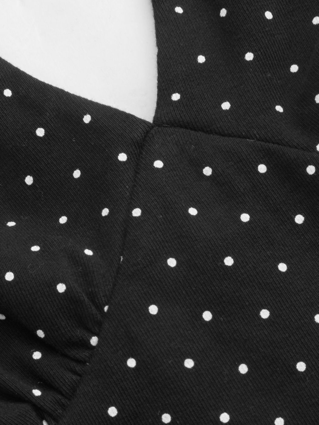Cotton-blend Halter Neckline Polka Dot Maxi Dress