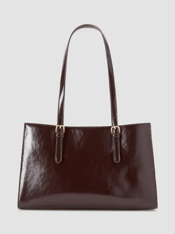 Anpassbarer Riemen Faux-Leder-Tasche