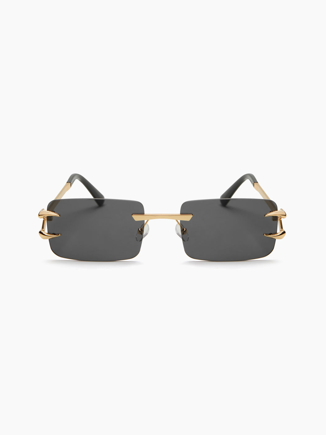 RECTANGULAR RIMLESS FASHION GLASSES