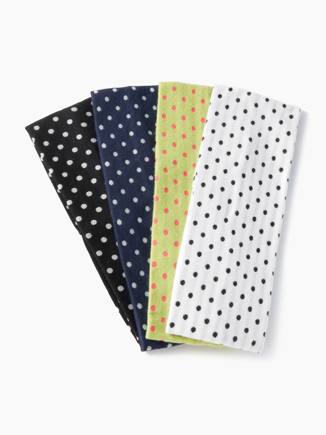 4PCS POLKA DOT HEADBAND
