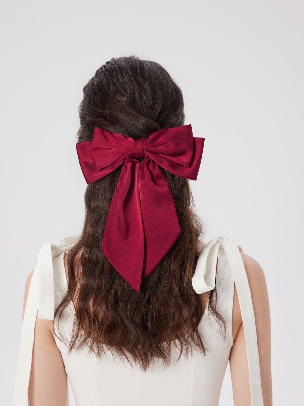 Satin-Bandanhänger Haarnadel