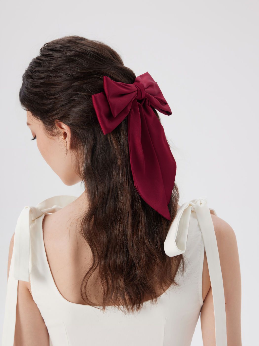 Satin-Bandanhänger Haarnadel