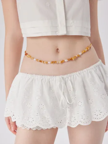 STONE BEADED WAIST CHAIN