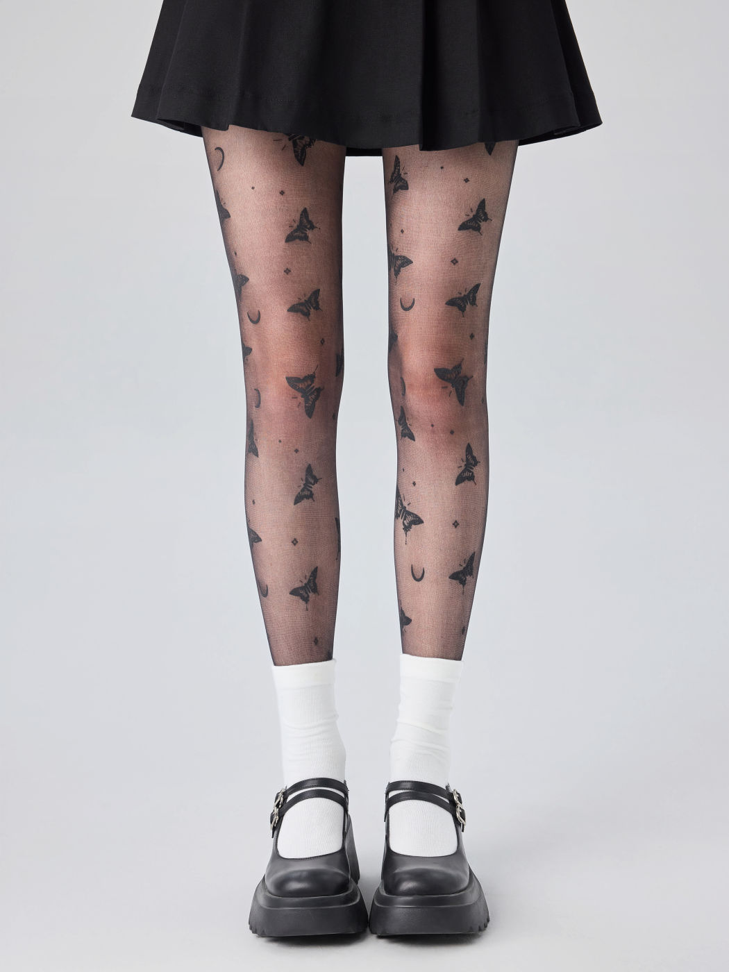 BUTTERFLY PATTERN TIGHTS