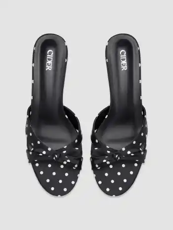 POLKA DOT BOWKNOT SANDALS
