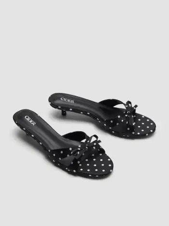 POLKA DOT BOWKNOT SANDALS