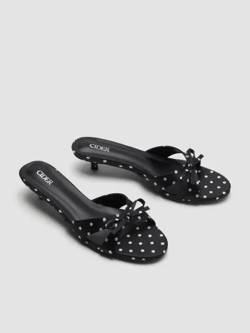 POLKA DOT BOWKNOT SANDALS