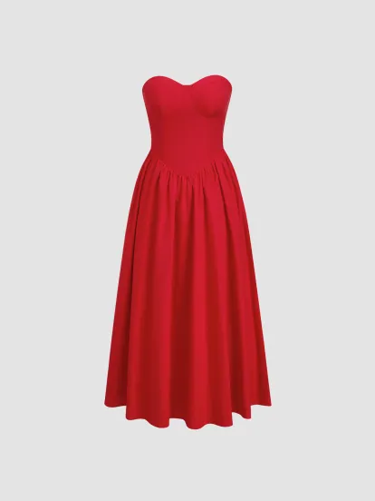 Halter Neckline Knotted Ruffle Mini Dress