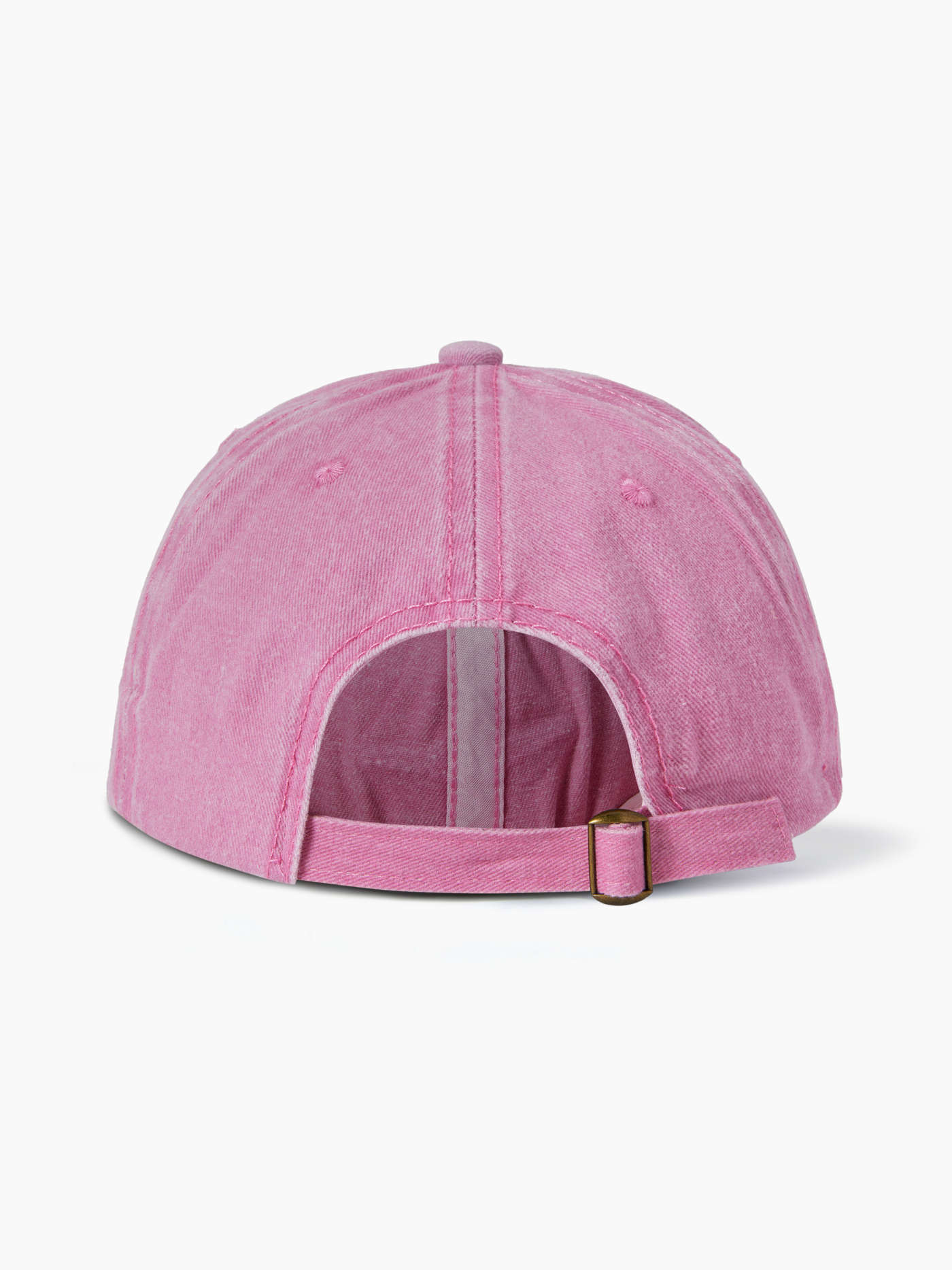 STARFISH & FISH EMBROIDERED DENIM BASEBALL CAP