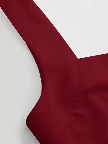 Square Neck Ruffle Mini Dress