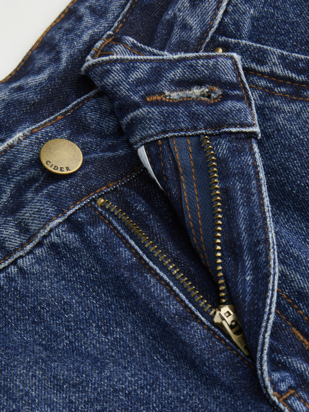 Petite Cider Low-Rise Flares Jeans