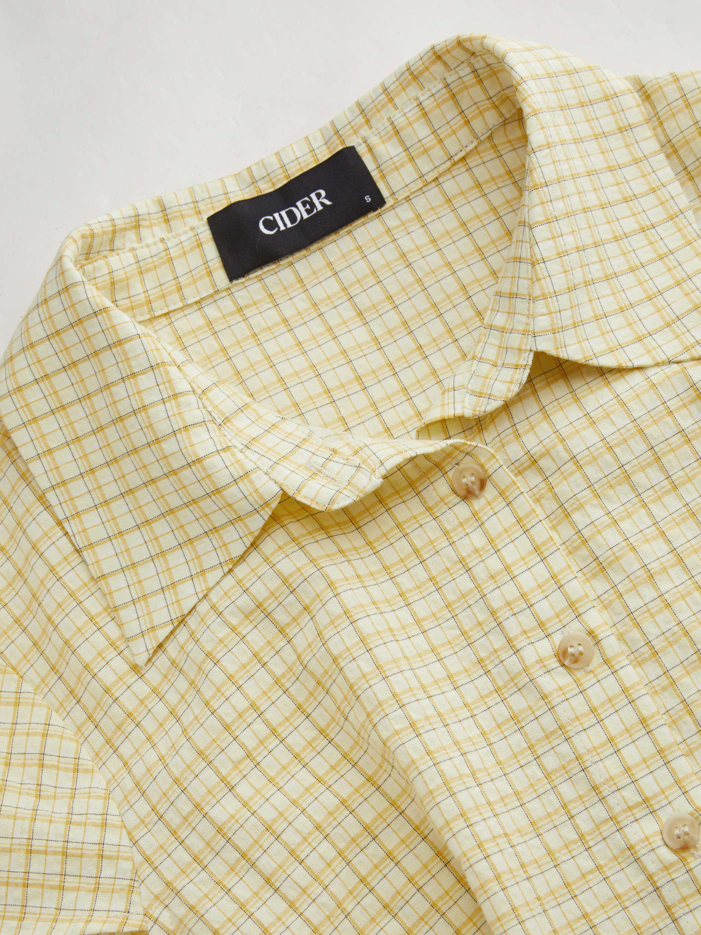 100% Cotton Tartan Short Sleeve Blouse