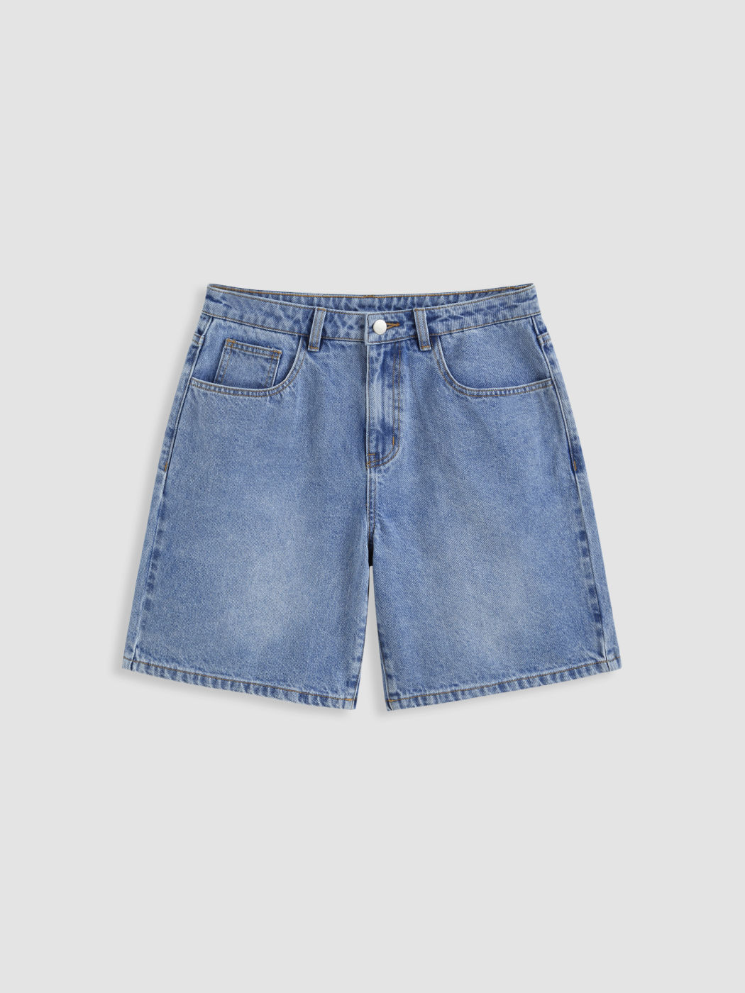 Cider Denim Low-Rise Taschen-Shorts