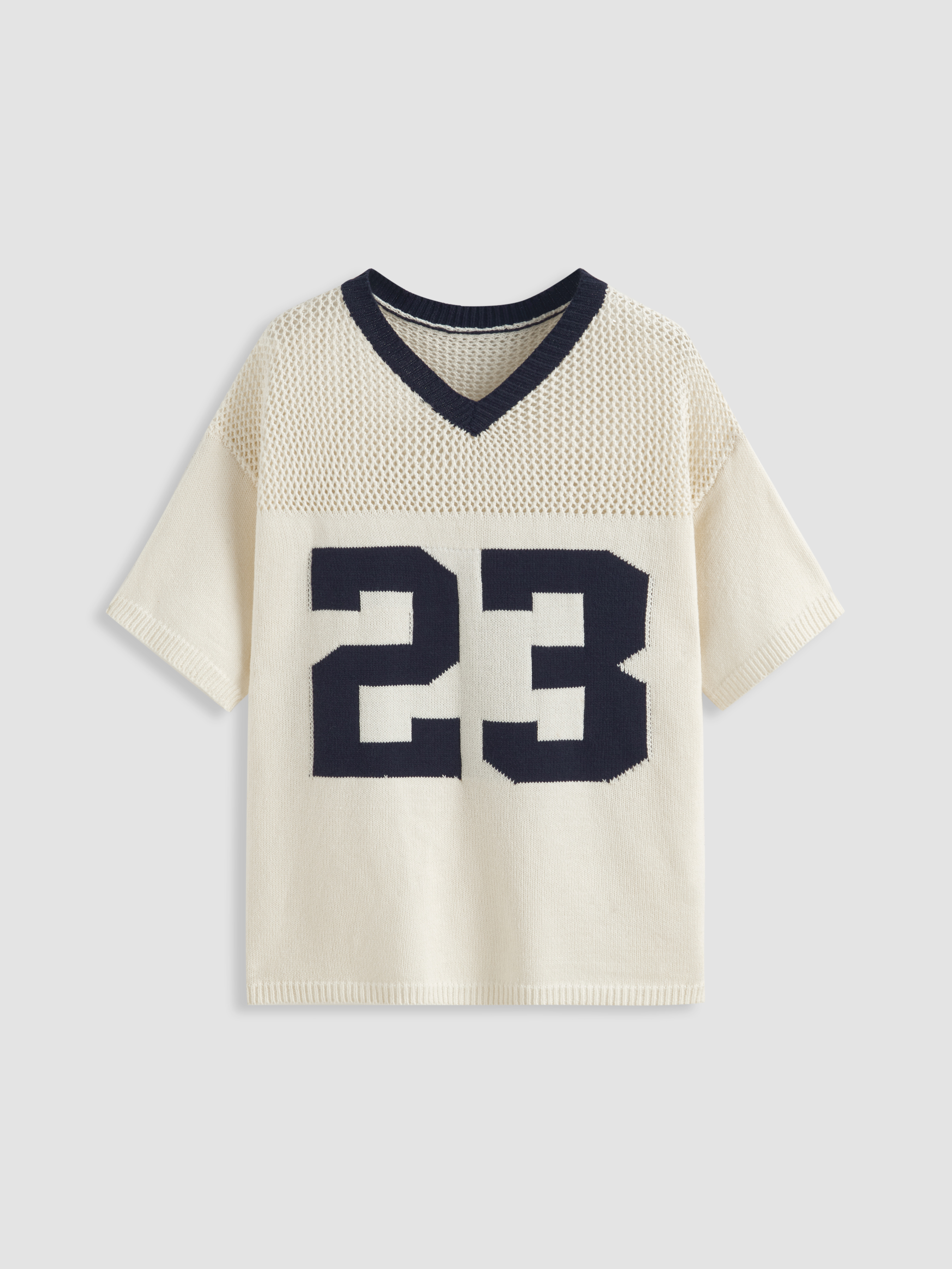 Y2K Outfits Blockcore Jersey Shirt Knit Fabric WORLD WIDE V