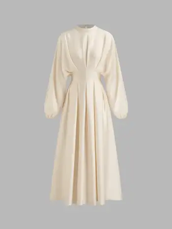 Boat Neck Floral Embroidery Bowknot Mini Dress