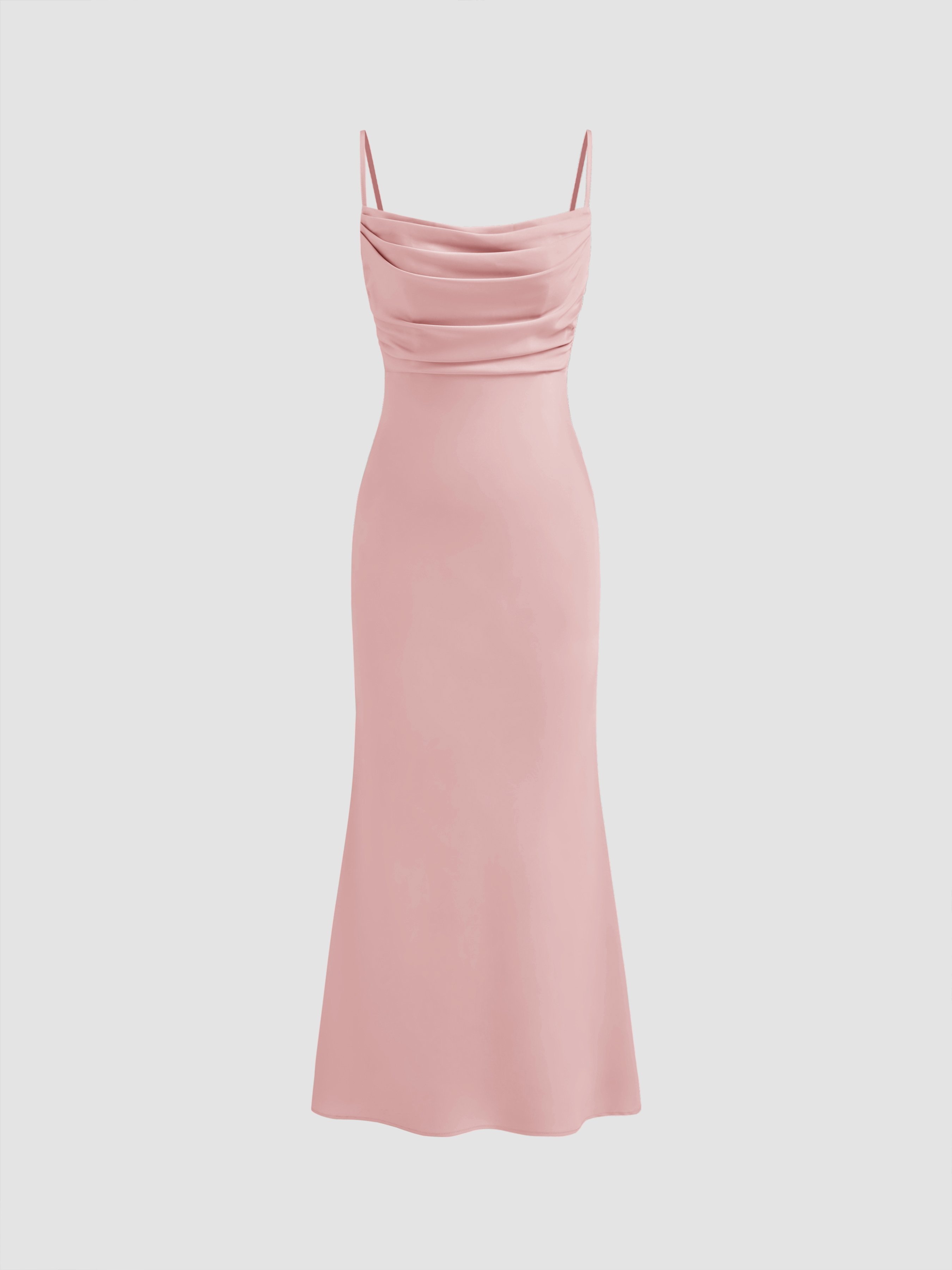 knee length dresses for ladies Oh Polly Sweetheart Neckline Maxi Dress in Pink Crystals main image 1
