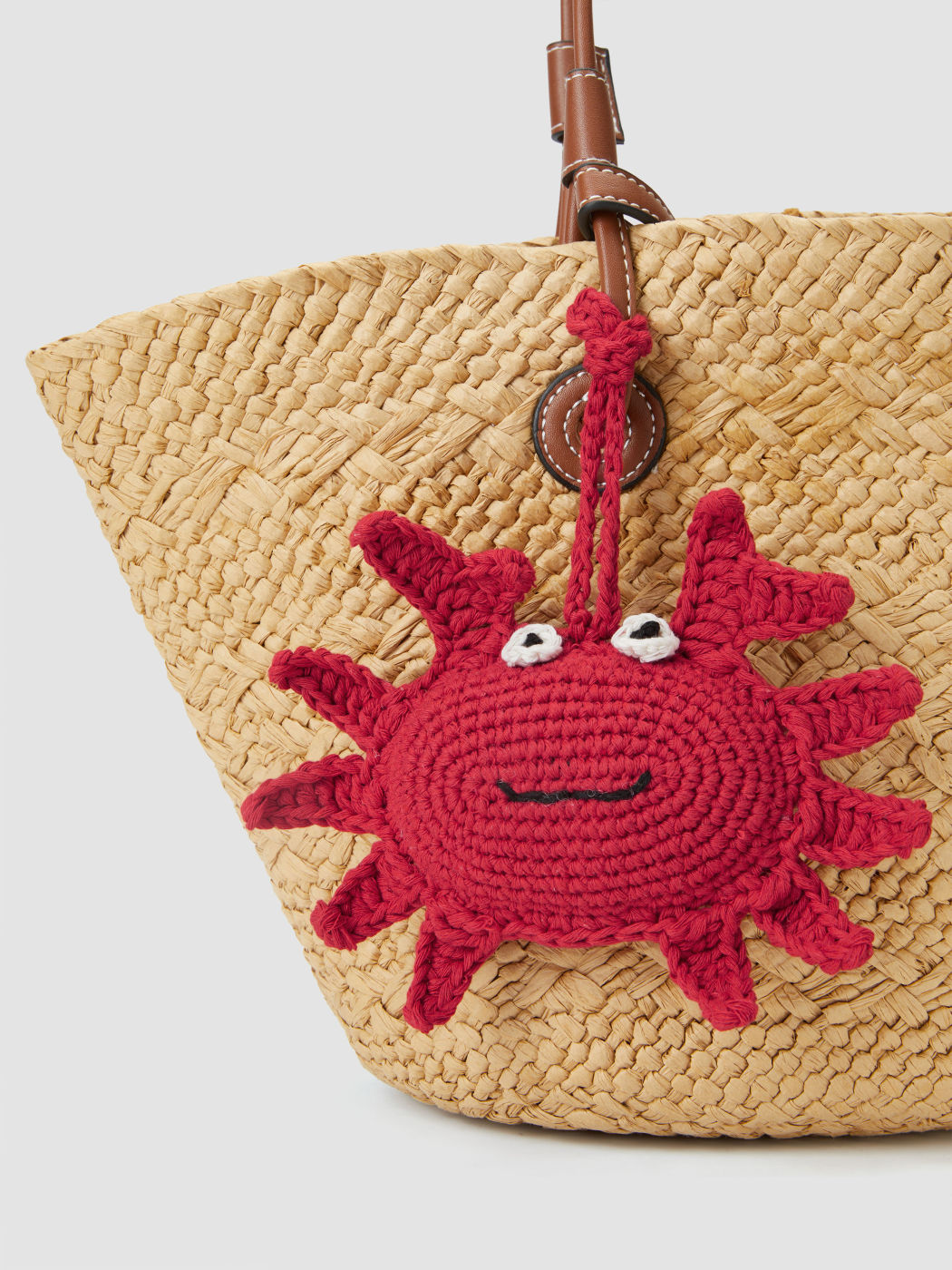 CRAB KNIT BAG CHARM