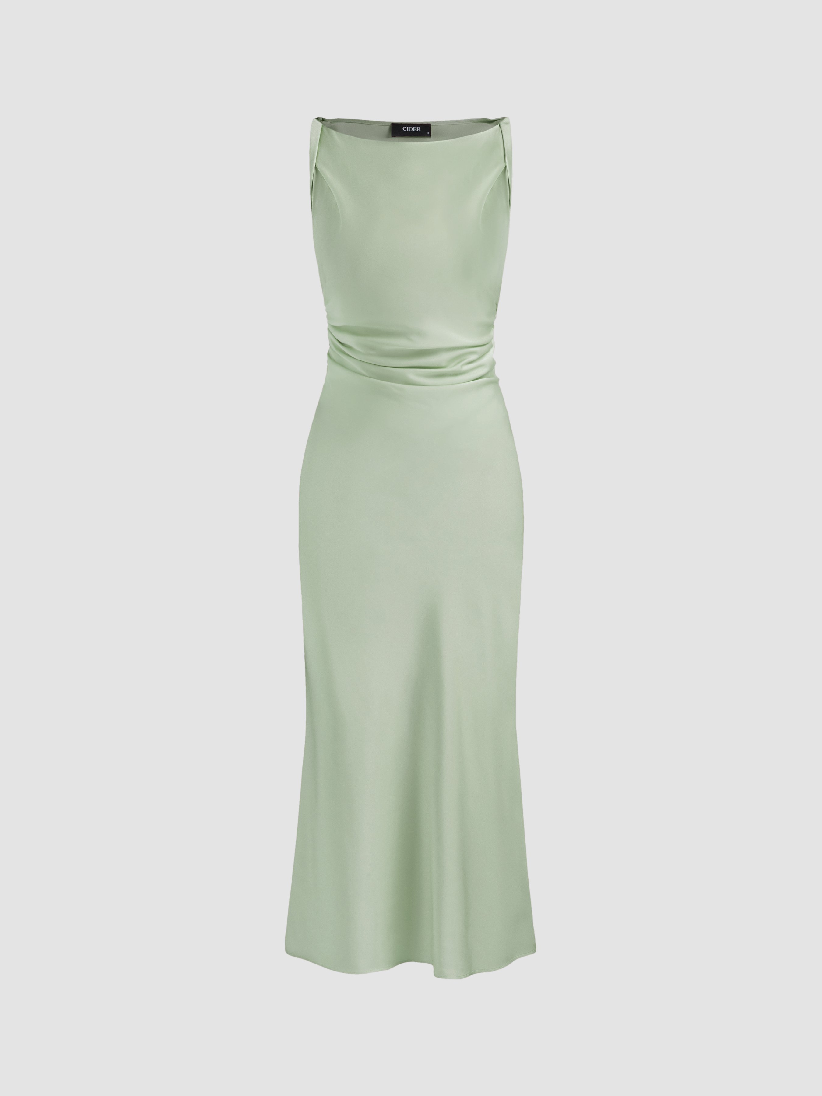 Satin Dress - Cider