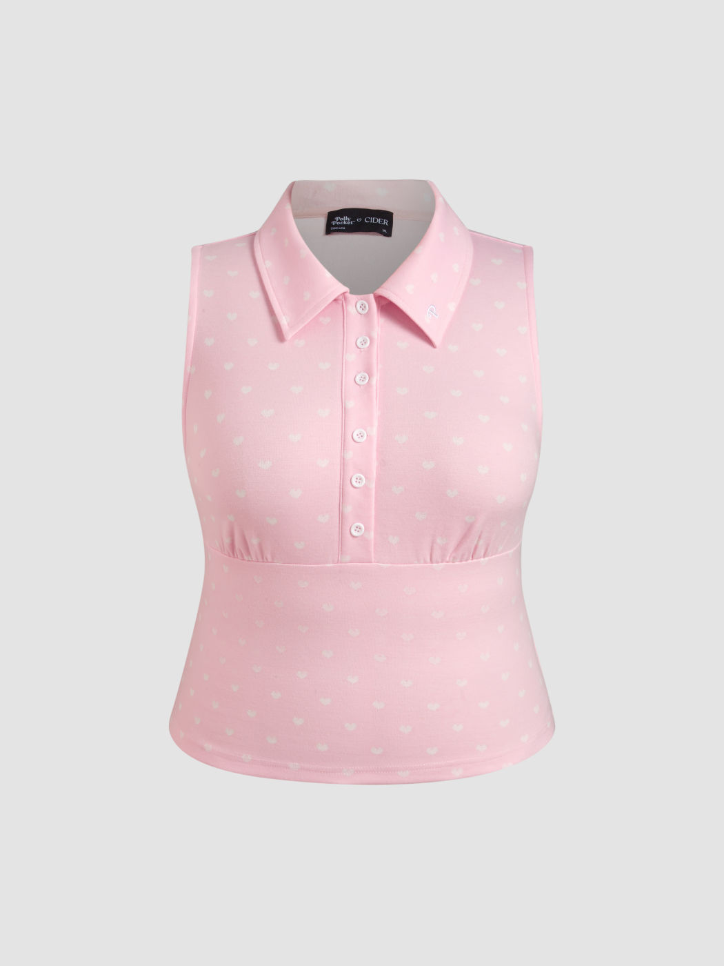 Polly Pocket™️ X Cider - Canotta Polo Curvy & Plus - Invia una Cartolina