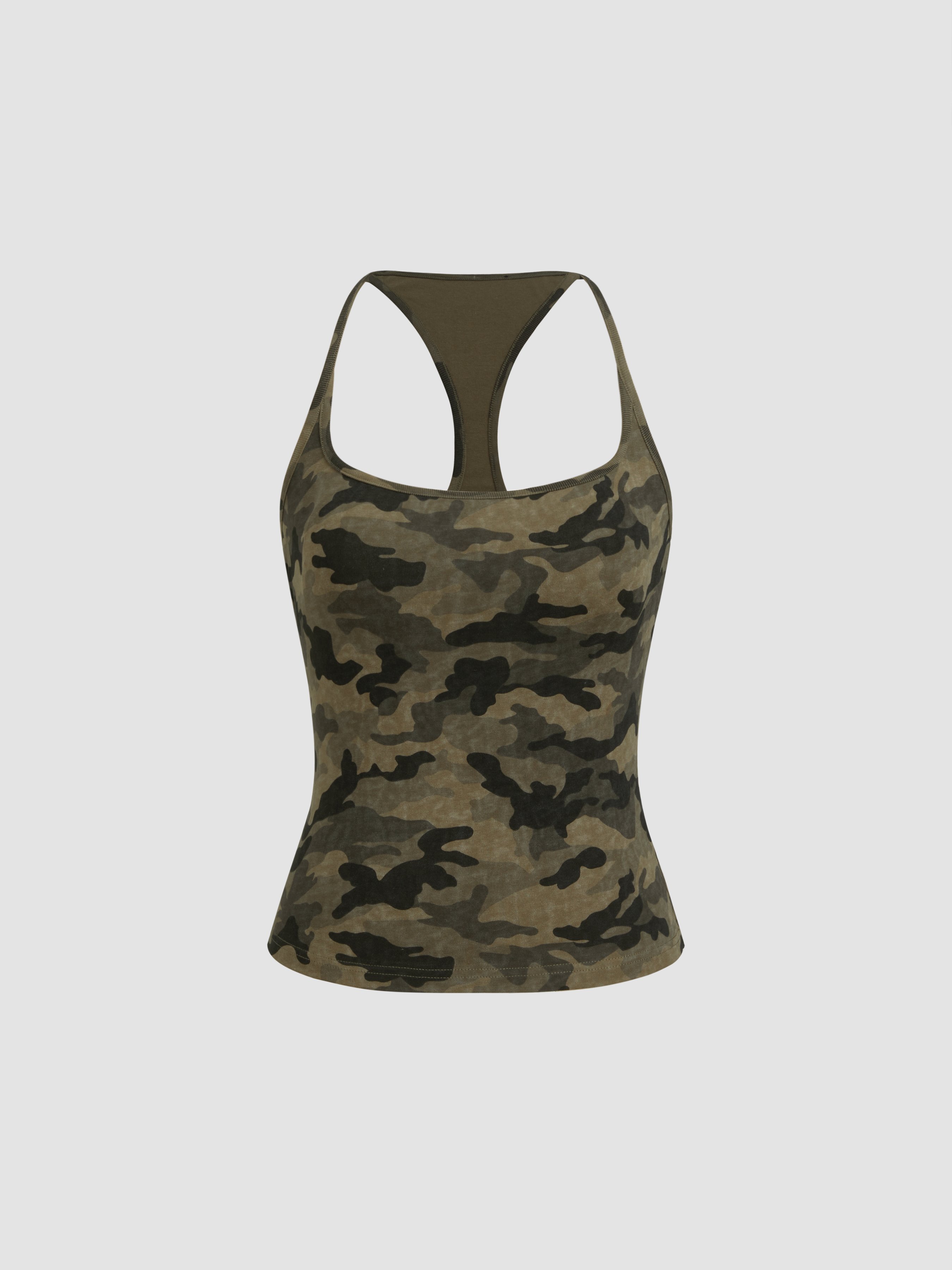 Camo Cami Top