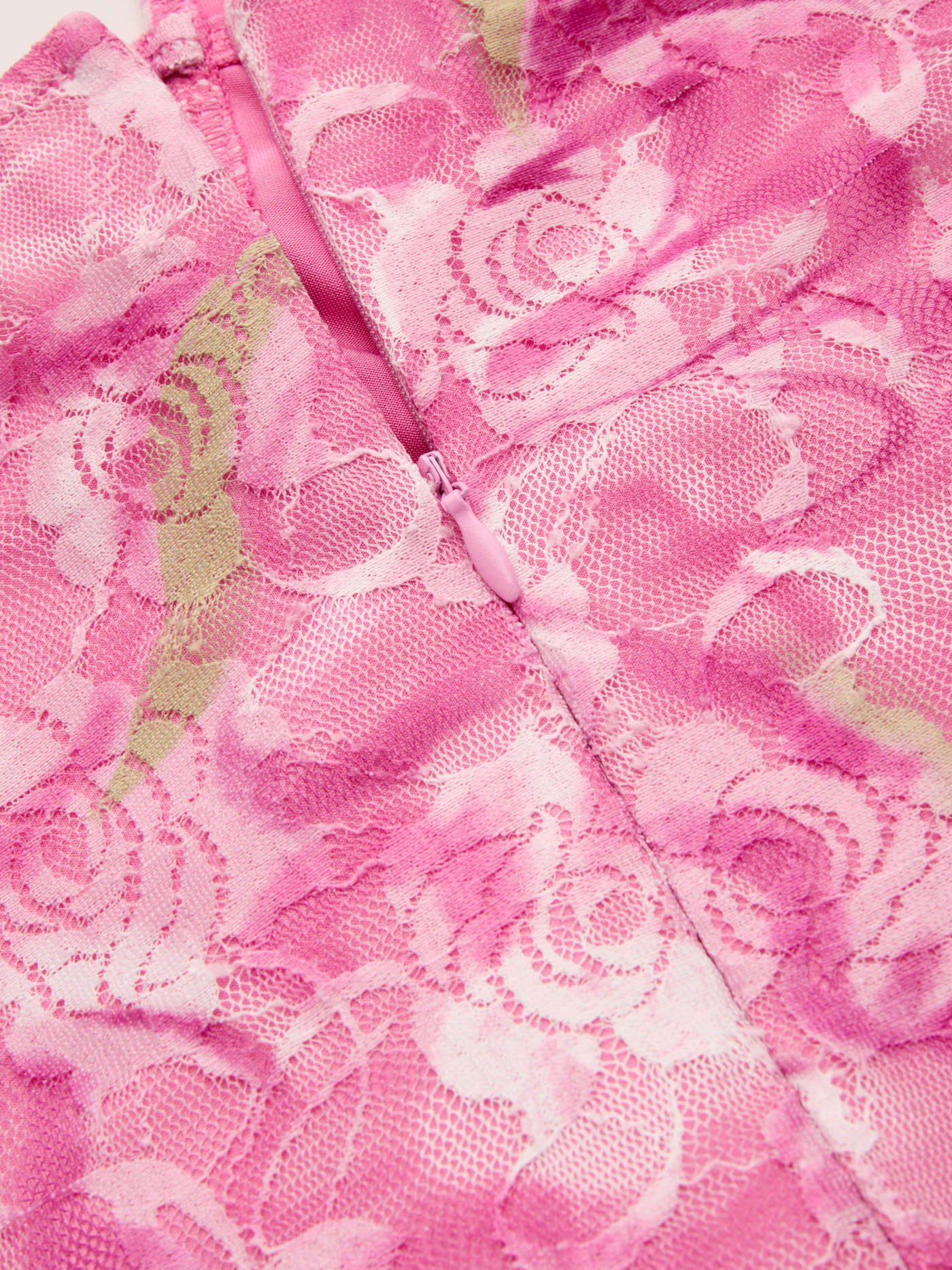 Lace Halter Neckline Floral Layered Mini Dress