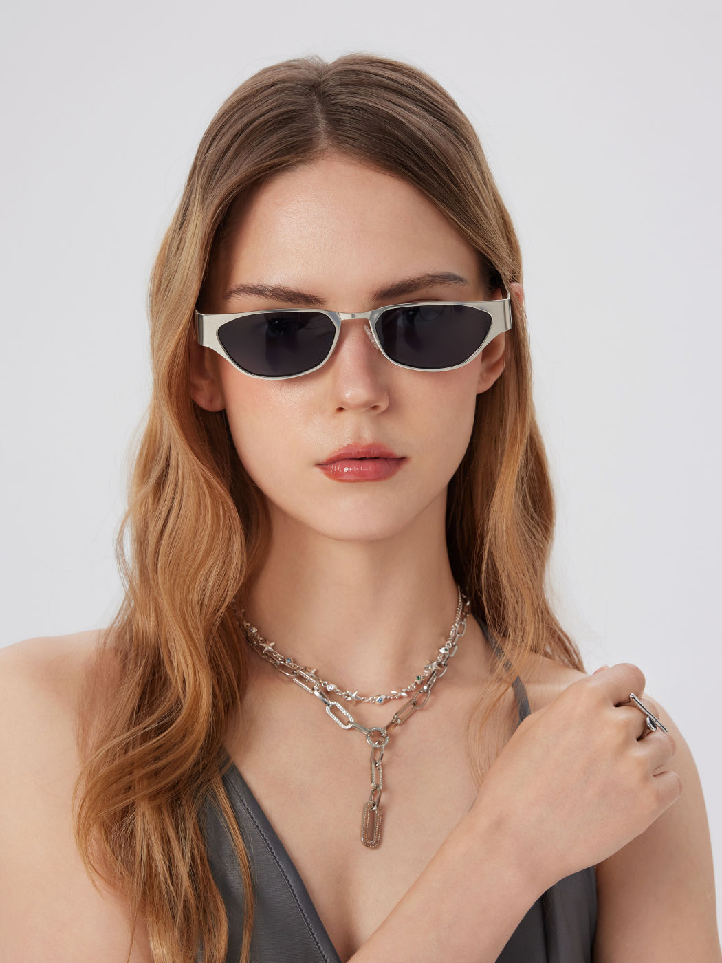 OVAL FRAME FASHION GLASSES