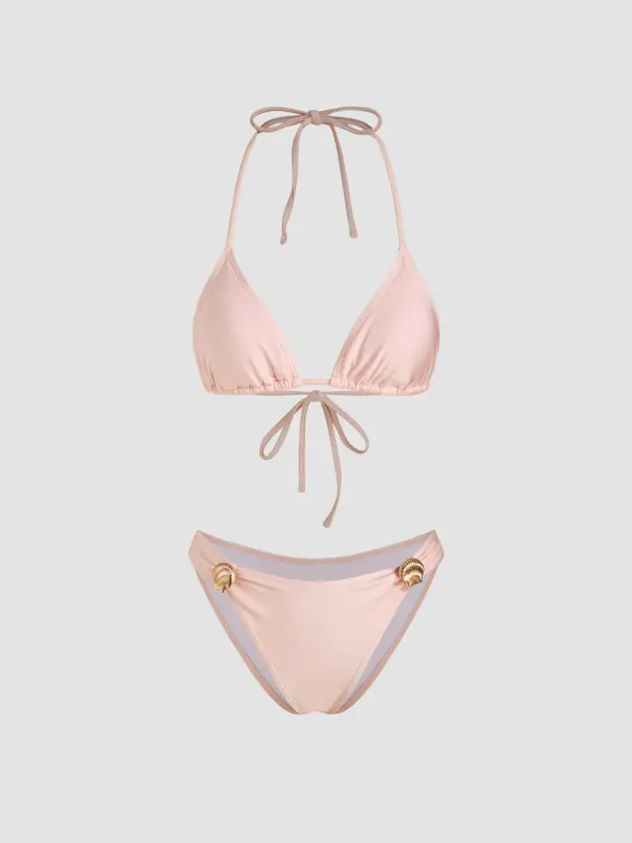 Sweetheart Floral Bowknot Underwire Cheeky Bikini Set With Twist Sarong