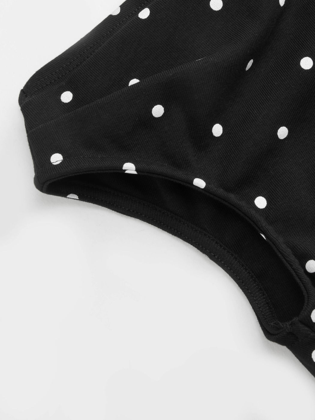 Cotton-blend Off-shoulder Polka Dot Ruched Bubble Hem Mini Dress
