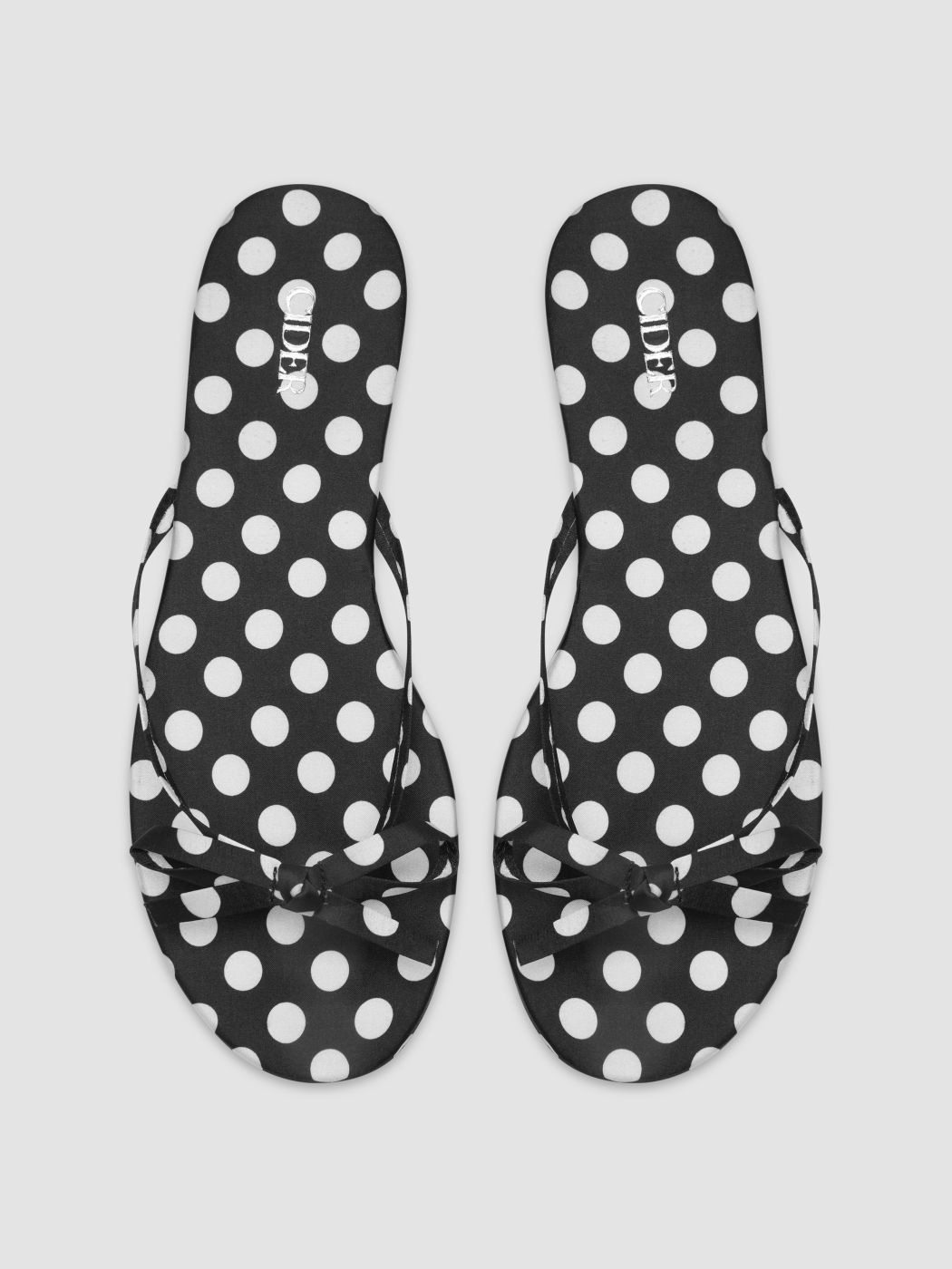 POLKA DOT & BOWKNOT FLIP-FLOP SLIPPERS