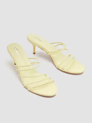 SQUARE BUCKLE FAUX LEATHER FISHERMAN SANDALS