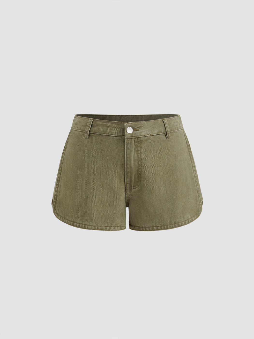 Cider Denim Low Rise Micro Shorts