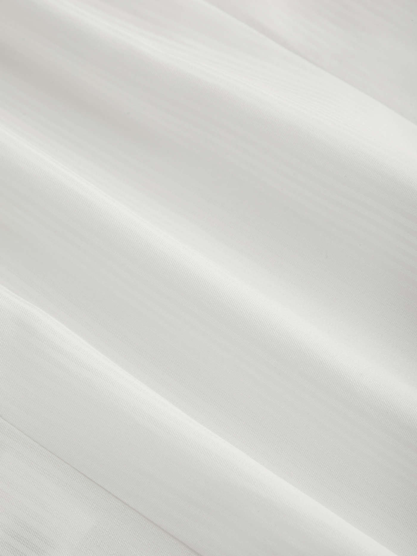 Cotton-blend Polo Neck Stripe Short Sleeve Shirt