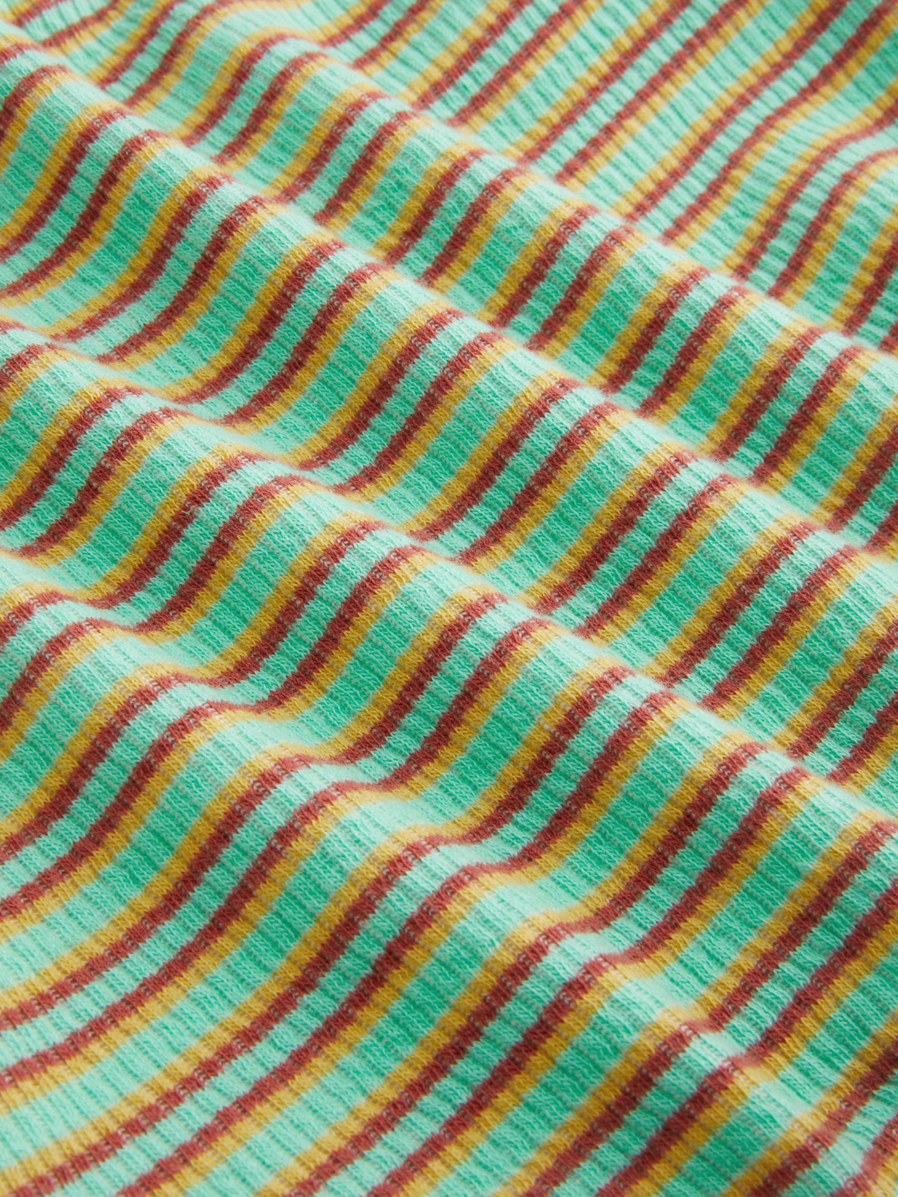 Cotton-blend Stripe Knotted Contrasting Binding Bandeau Romper