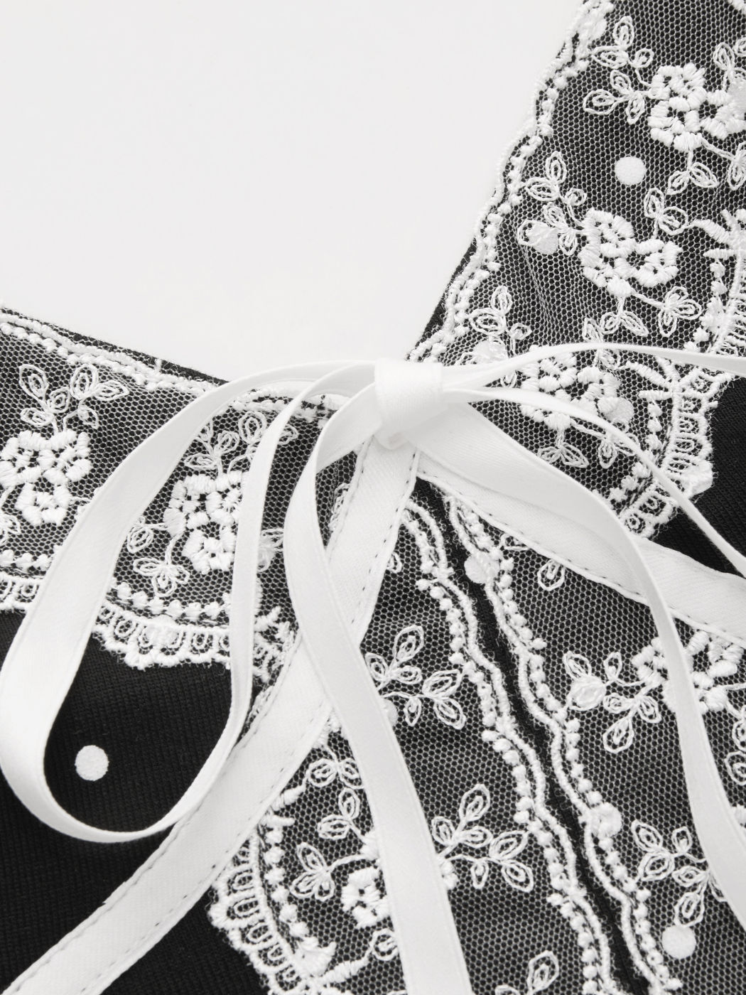 V-neck Bowknot Polka Dot Cami Top