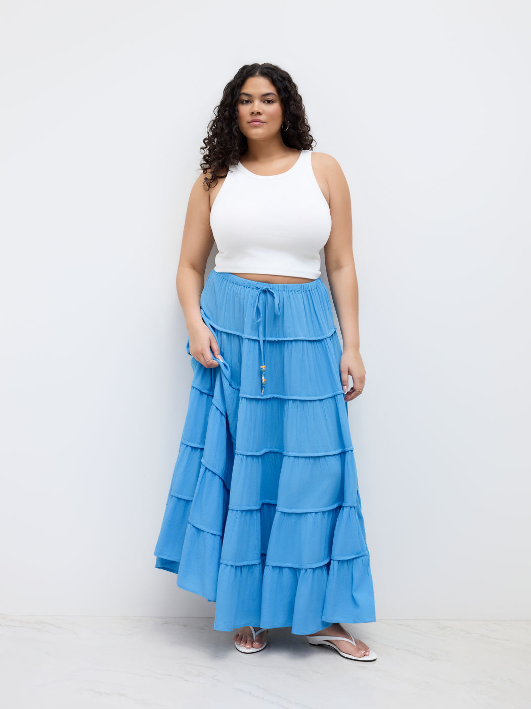 What If We Just Stayed Maxi Skirt Curve & Plus