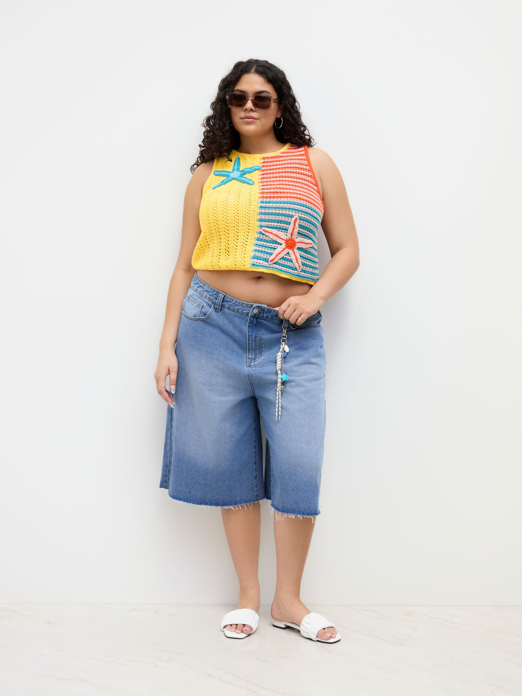 Jazz Stars Knit Tank Curve & Plus