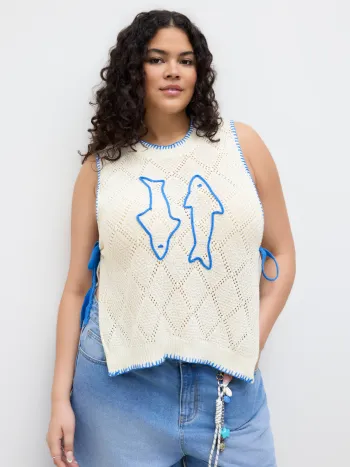 Going Somewhere Knit Tank Curve & Plus