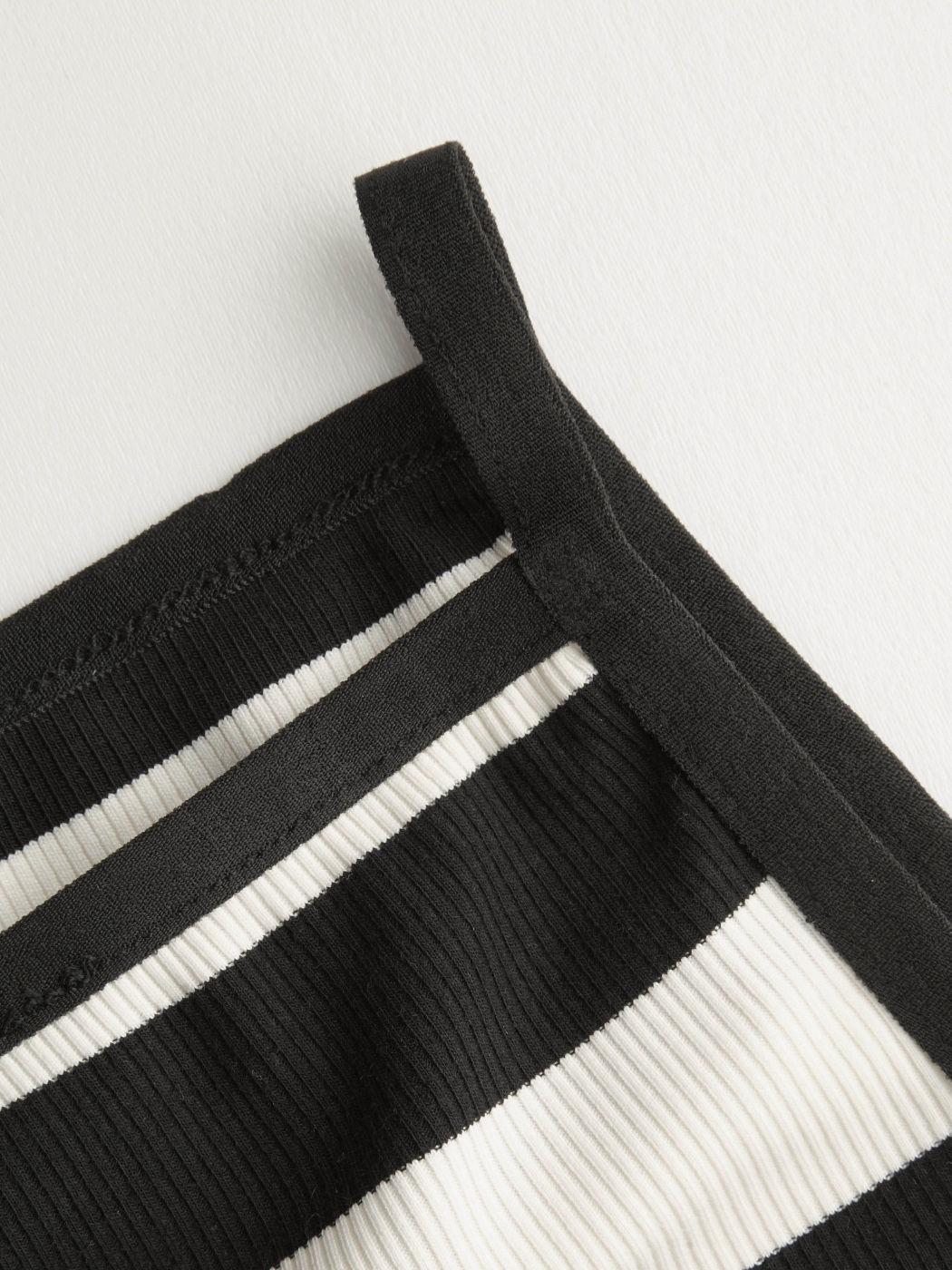 Boat Neckline Striped Tank Top Curve & Plus