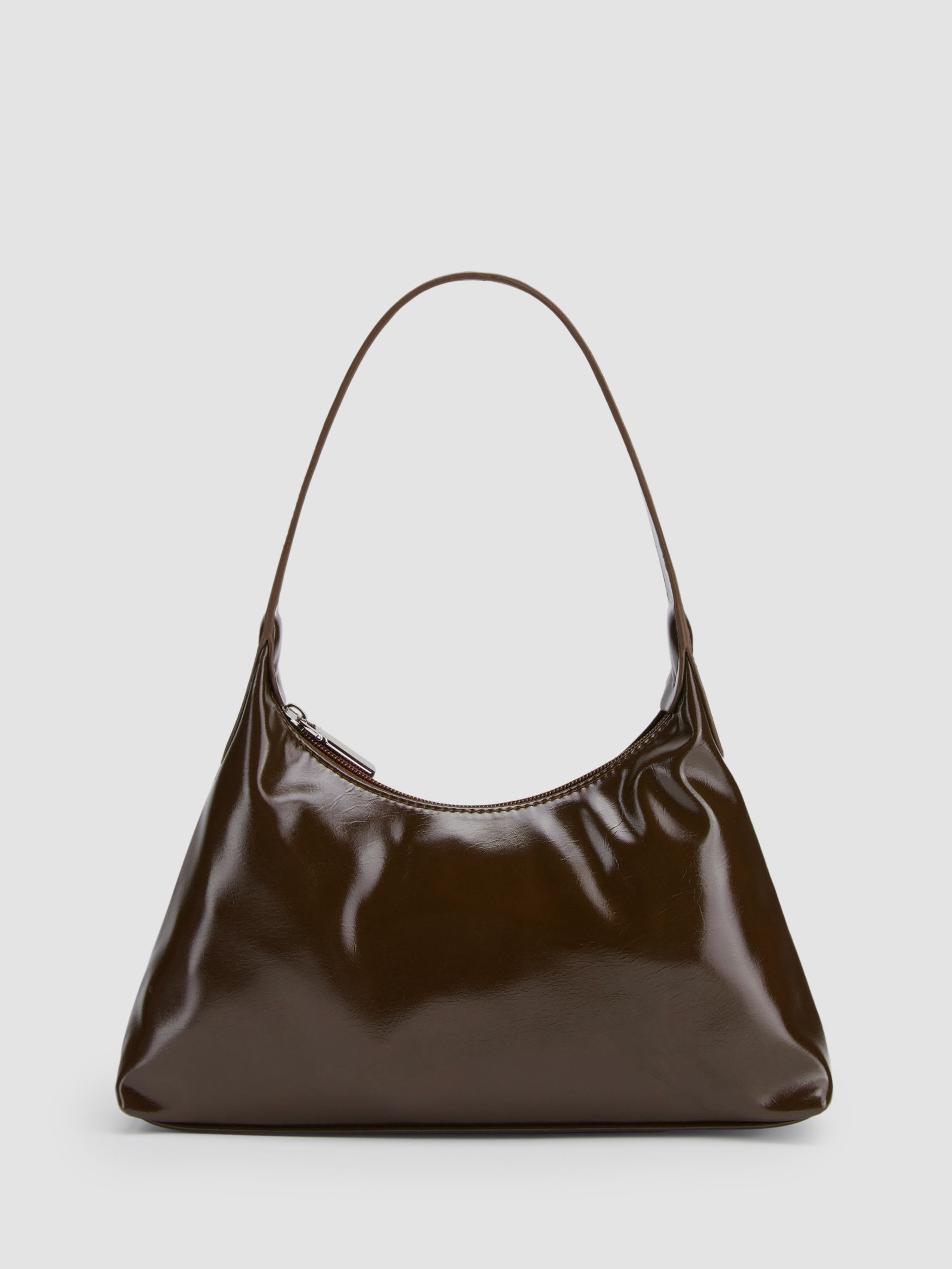 GLOSSY SHOULDER BAG